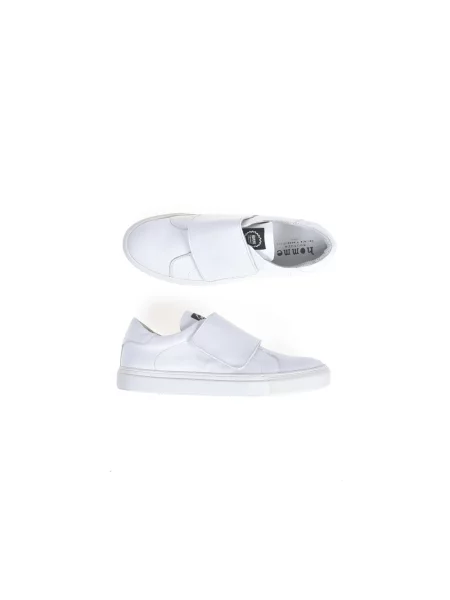 Sneakersy Daniele Alessandrini skórzane białe