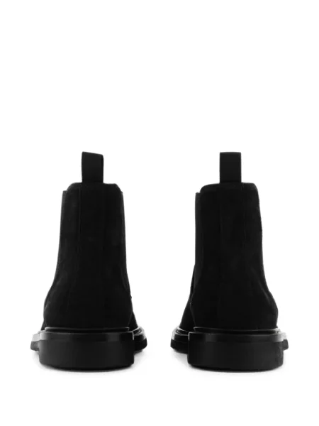Botine Officine Creative din piele de căprioară negru