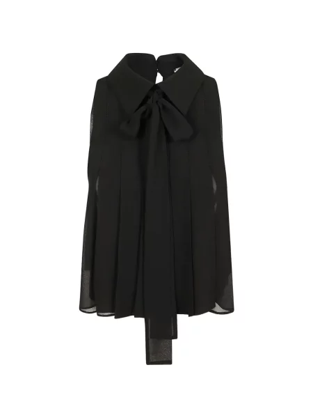 Bluză Elisabetta Franchi cu funde negru