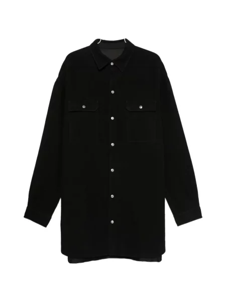 Lung palton Rick Owens negru