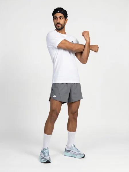 Futó rövidnadrág Adidas szürke