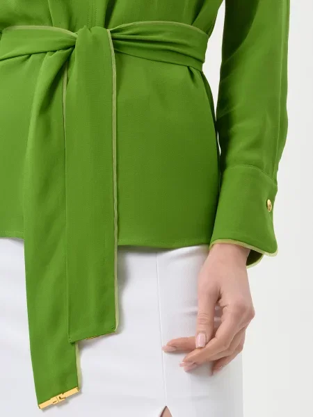 Блуза Elisabetta Franchi зелена