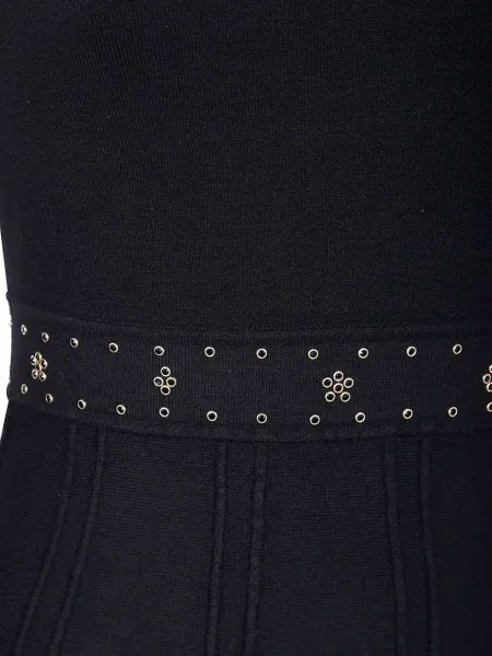 Rochie Twinset cu decolteu în V de costum negru