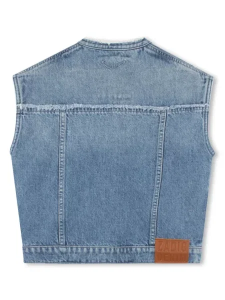Dětska džínová bunda Zadig & Voltaire modrá