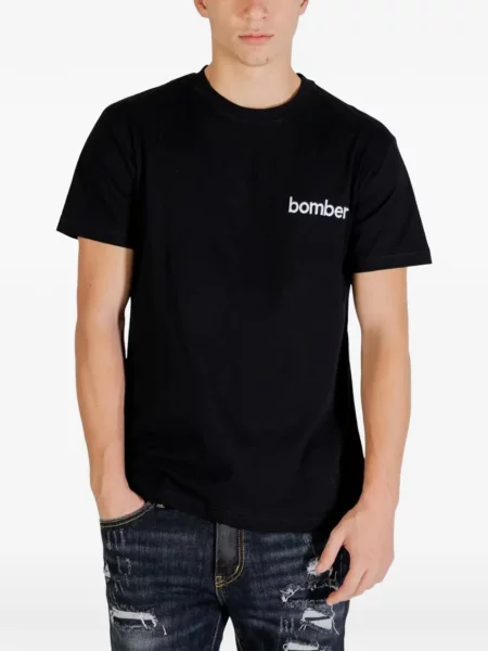Tricou Bomber cu imagine negru