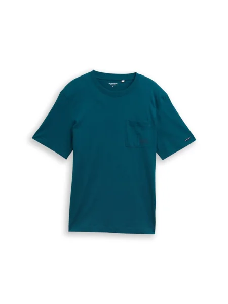 TOM TAILOR Tricou petrol verde