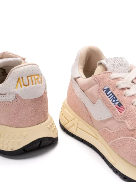 Sneakerși Autry cu imagine roz
