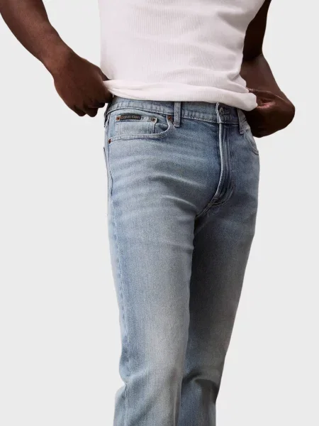 Прямые джинсы Calvin Klein синие
