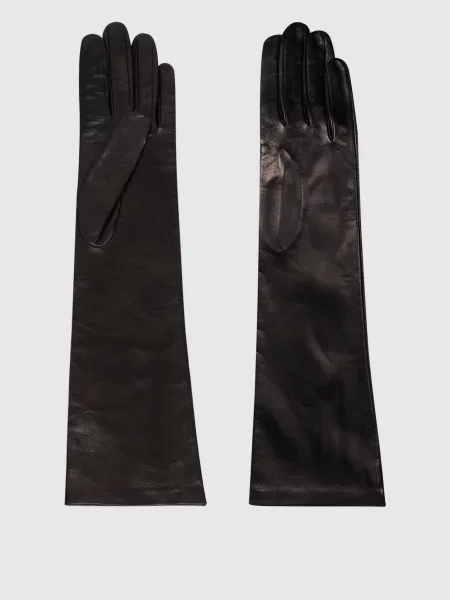 Кожаные перчатки Sermoneta Gloves черные