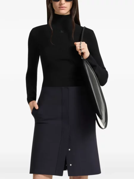 Pulover Courreges cu autograf negru