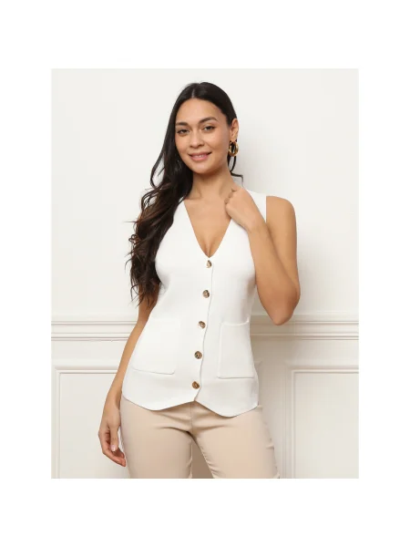 Sacou La Modeuse alb