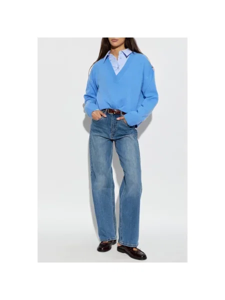 Sweter Anine Bing niebieski