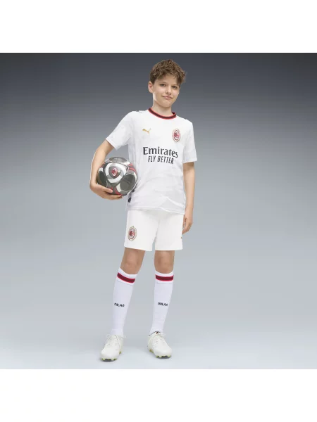 PUMA Młodzieżowe szorty meczowe AC Milan Akcesoria biały
