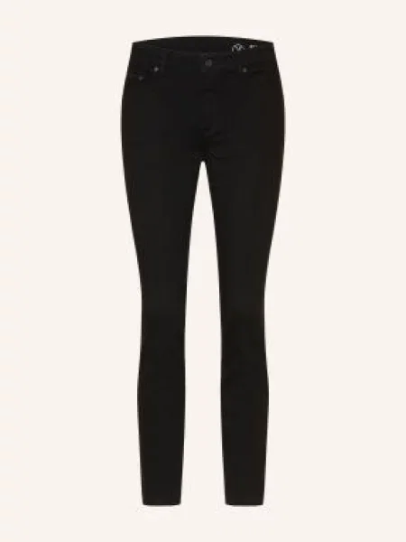 Allsaints Jeansy Skinny Miller Skinny schwarz czarne