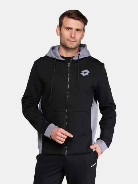 Худі Lotto бавовна/поліестер чорний