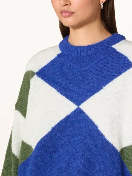 Tommy Hilfiger Sweter Z Dodatkiem Alpaki blau niebieski
