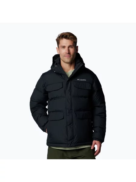Geacă matlasată pentru bărbați Columbia Landroamer Puffer black negru