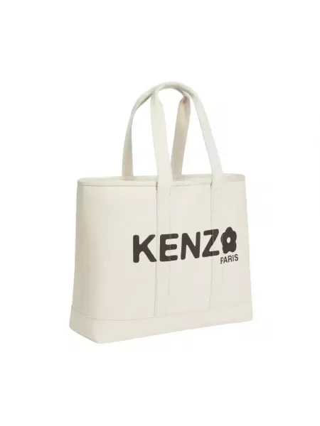 Kenzo torebka Utility Large Tote Bag beżowy