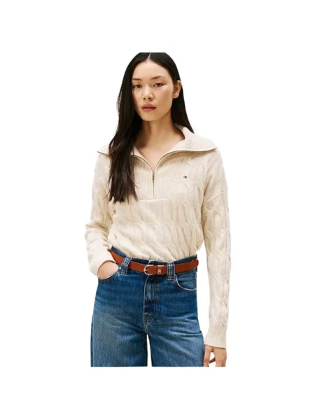 Sweter Tommy Hilfiger beżowy
