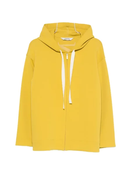 Суичър с цип 's Max Mara жълто