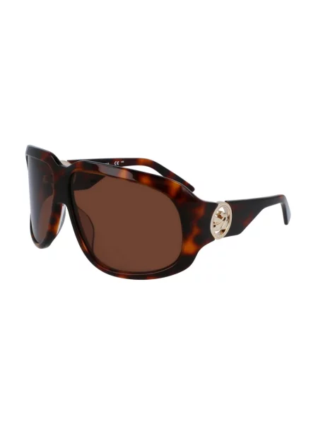 Okulary przeciwsłoneczne Longchamp brązowe