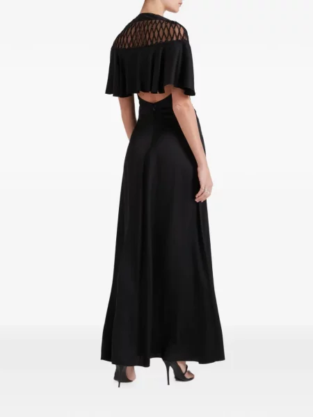 Rochie maxi Temperley London negru