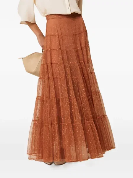 Fustă Twinset din tul maro