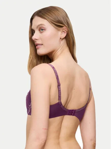 Triumph Pusiau dengta balcony bra liemenėlė Wild Gardenia Florale violetinė