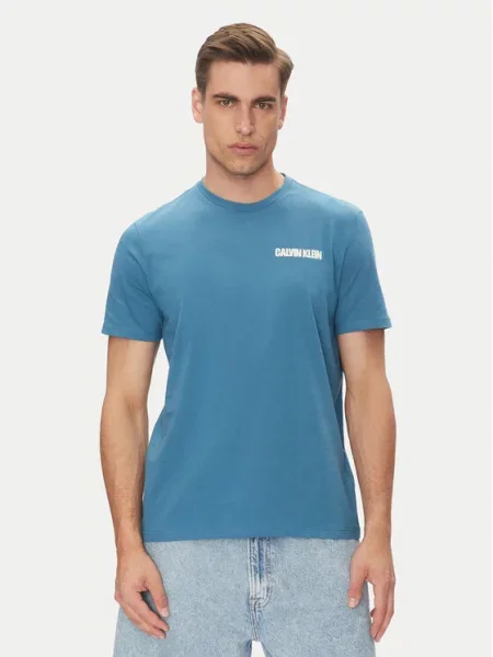 Calvin Klein Jeans Marškinėliai mėlyna