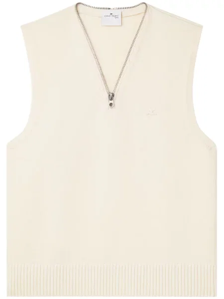 Kamizelka Courreges z dekoltem w serek