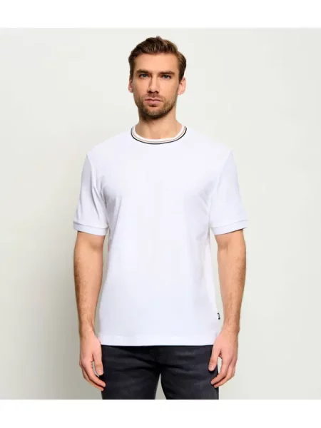 BOSS BLACK Tricou C-Taut 40 alb