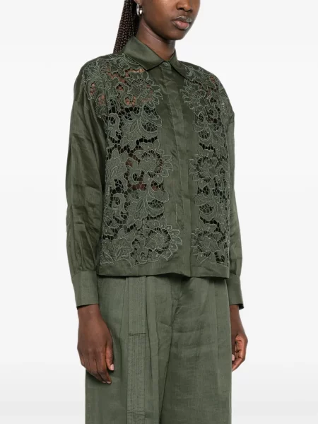 Opasan hlače Max Mara zelena