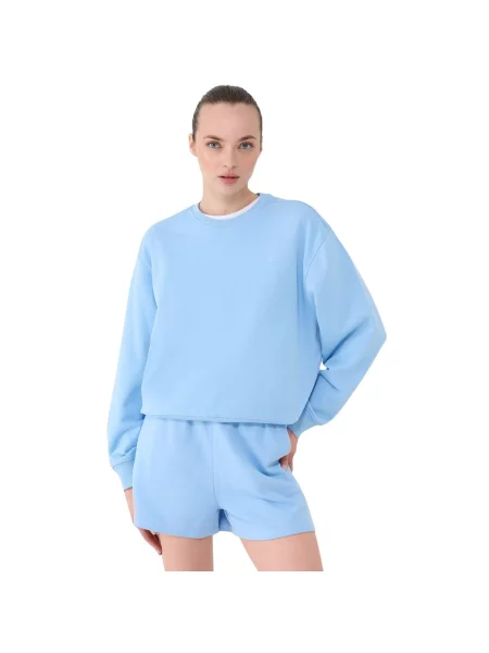 4F bluza damska błękitna baby blue L niebieska