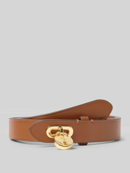 Pasek LAUREN RALPH LAUREN beżowy