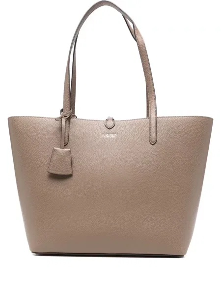 Geanta de piele Lauren Ralph Lauren din piele maro