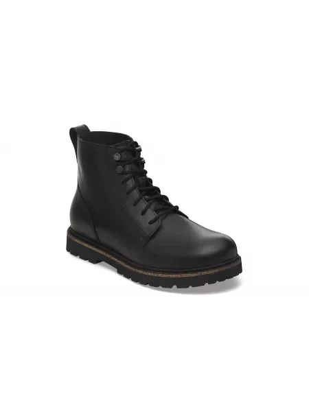 Botki Birkenstock skórzane czarne