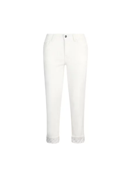 Skinny jeansy skinny Liu Jo casual białe