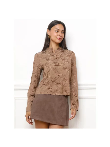 Top La Modeuse maro
