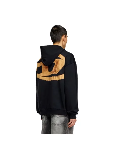 Bluza Diesel z logo czarna