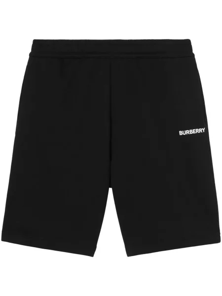 Pantaloni scurți Burberry cu imagine negru