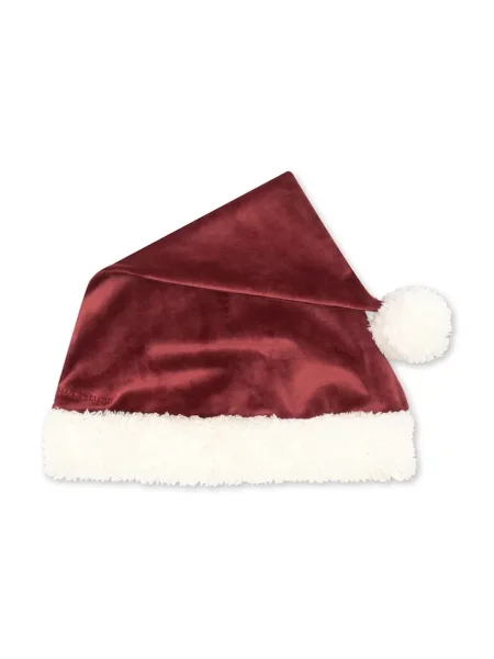 Konges Sløjd čepice s bambulí dětská velurová CHRISTMAS HAT GRS