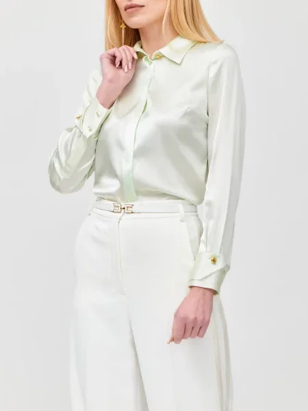 Блуза Elisabetta Franchi зелена