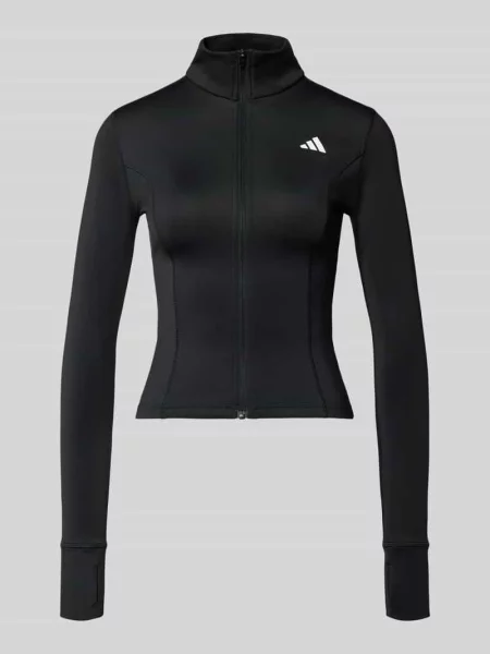 Kurtka o kroju slim fit ze stójką Adidas Sportswear czarna