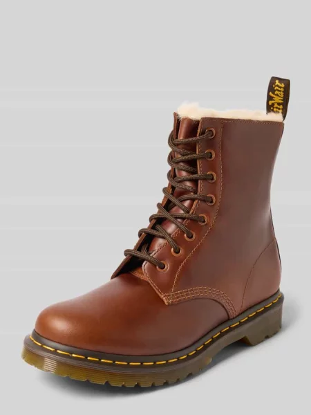Kozaki sznurowane z naszywką z logo model ‘Serena’ Dr. Martens