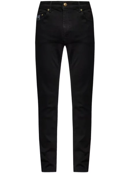 Blugi drepți Versace Jeans Couture negru