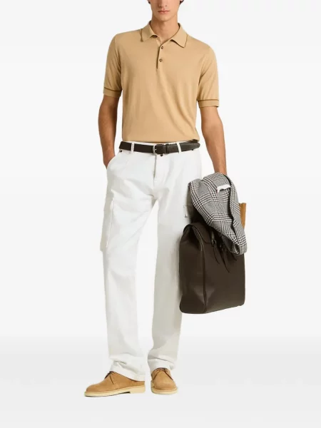 Tricou polo Kiton tricotate
