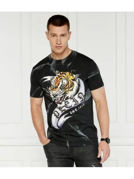 Philipp Plein Tricou Tattoo negru