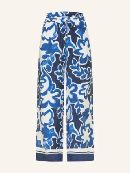 Betty&Co Spodnie blau białe