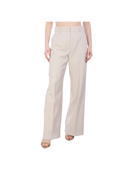 Spodnie Weekend Max Mara beżowe