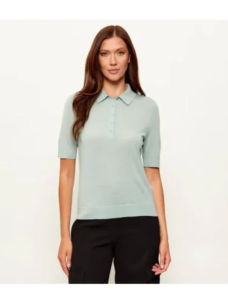 BOSS BLACK De lână polo Fidenka negru